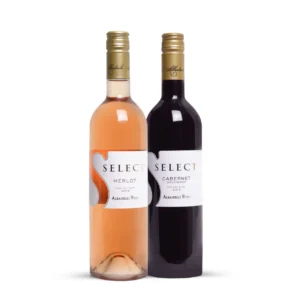 merlot rose 2014 select and cabernet sauvignon 2013 select; 12-bottle wine pack