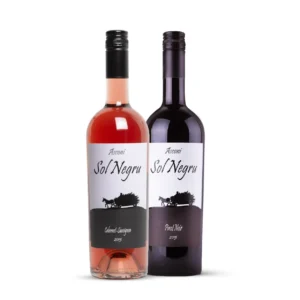 cabernet sauvignon rose 2013 sol negru and pinot noir 2015 sol negru; 6-bottle wine pack